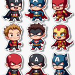 Pop Culture Parodies - Sticker Sheet v20